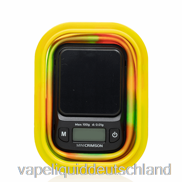 Truweigh Mini Crimson Digitalwaage Mit Zusammenklappbarer Schüssel Rasta Bowl Vape Liquid